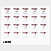 Sticker Carré Trendy Beauty Figs Violets & Pampas (Feuille)