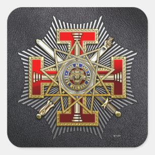 Sticker Carré trente-troisième Degré : Inspecteur Général gr