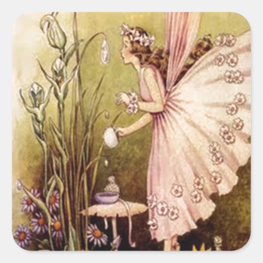 Sticker Carré Très agréable (Devant)