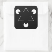 Sticker Carré Triangle Kanizsa (Sac)