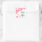 Sticker Carré Triangles géométriques - Décal de préférence | peo (Sac)