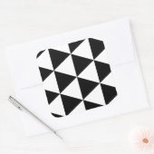 Sticker Carré Triangles noirs vierges (Enveloppe)
