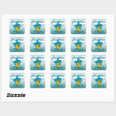 Sticker Carré Triathlon Chick #7 (Feuille)