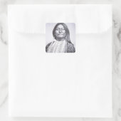 Sticker Carré Tribesman Comanche, 1872 (photo b/w) (Sac)