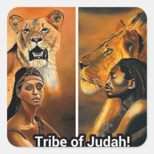 Sticker Carré Tribu de Judah
