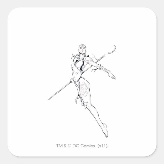 Sticker Carré tribu Indigo 8 (Devant)