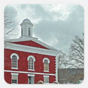 Sticker Carré Tribunal du comté de Iron