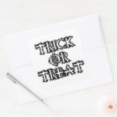Sticker Carré Tricoter ou traiter (Enveloppe)