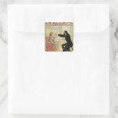 Sticker Carré Trilby a hypnotisé par Svengali (Sac)