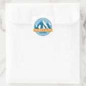 Sticker Carré Trinity Alps Californie (Sac)