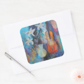 Sticker Carré Trio 2014 (Enveloppe)