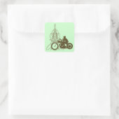 Sticker Carré Triomphe vintage (Sac)