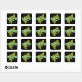 Sticker Carré Tripura (Feuille)