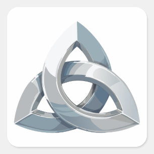 Sticker Carré Triquetra