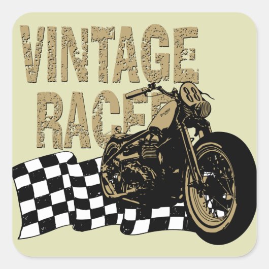 Sticker Carré Triumph Bobber (Devant)