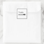 Sticker Carré Troilo, mode drôle Tanguero Tango Dancer Milonga (Sac)