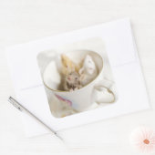 Sticker Carré Trois petites souris (Enveloppe)