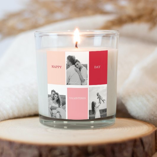 Sticker Carré Trois photos | Bonne Saint Valentin