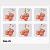 Sticker Carré Trois tomates sur la vigne 1997 (Feuille)