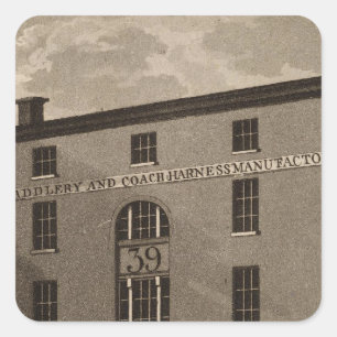 Sticker Carré Troisième rue à Philadelphie