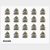 Sticker Carré Troll de Tabouret (Feuille)