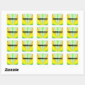 Sticker Carré Tromboneaholic (Feuille)