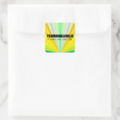 Sticker Carré Tromboneaholic (Sac)