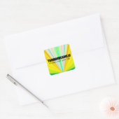 Sticker Carré Tromboneaholic (Enveloppe)