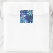 Sticker Carré tropical Abstrait (Sac)