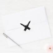 Sticker Carré Trou de puce (Enveloppe)