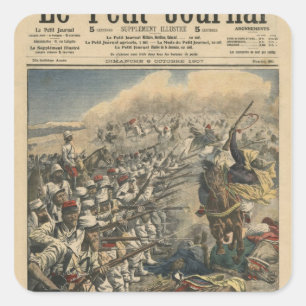 Sticker Carré Troupes d'élite de l'armée française, Français