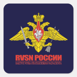 Sticker Carré Troupes stratégiques de missile de Russe