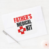 Sticker Carré Trousse médicale père (Enveloppe)