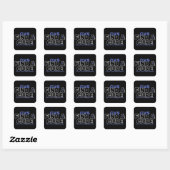 STICKER CARRÉ TROUVER UN CURE/BOLD...CVS (Feuille)