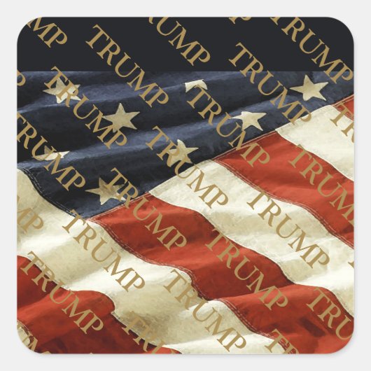 STICKER CARRÉ TRUMP (Devant)