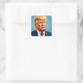 Sticker Carré Trump (Sac)