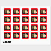 STICKER CARRÉ TRUMP (Feuille)