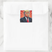 Sticker Carré Trump (Sac)