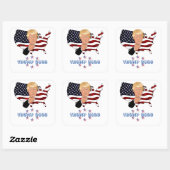 Sticker Carré Trump 2020 (Feuille)