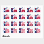 STICKER CARRÉ TRUMP 2024 (Feuille)