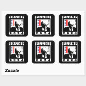 STICKER CARRÉ TRUMP 2024 RWB (Feuille)