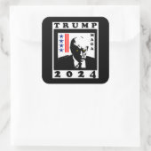 STICKER CARRÉ TRUMP 2024 RWB (Sac)