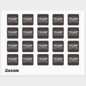 Sticker Carré Trump 2024 Take America Back (Feuille)