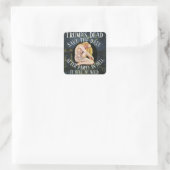 Sticker Carré Trump et la mort d'une partie en enfer (Sac)