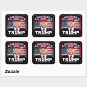 Sticker Carré Trump Future VP 48-49 (Feuille)