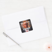 Sticker Carré Trump Merci en colère (Enveloppe)