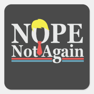 Sticker Carré Trump républicain républicain à la présidence ne p