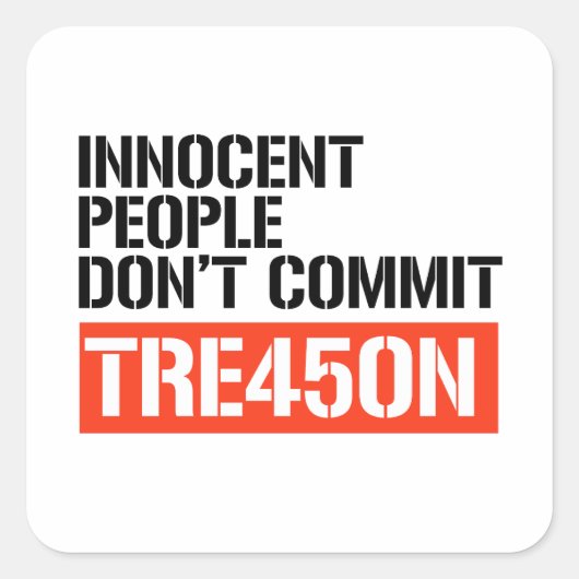 Sticker Carré Trump TRE45ON (Devant)