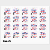 STICKER CARRÉ TRUMP VANCE 2024 (Feuille)