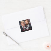 Sticker Carré Trump Vance 2024 Président VP Campaign (Enveloppe)